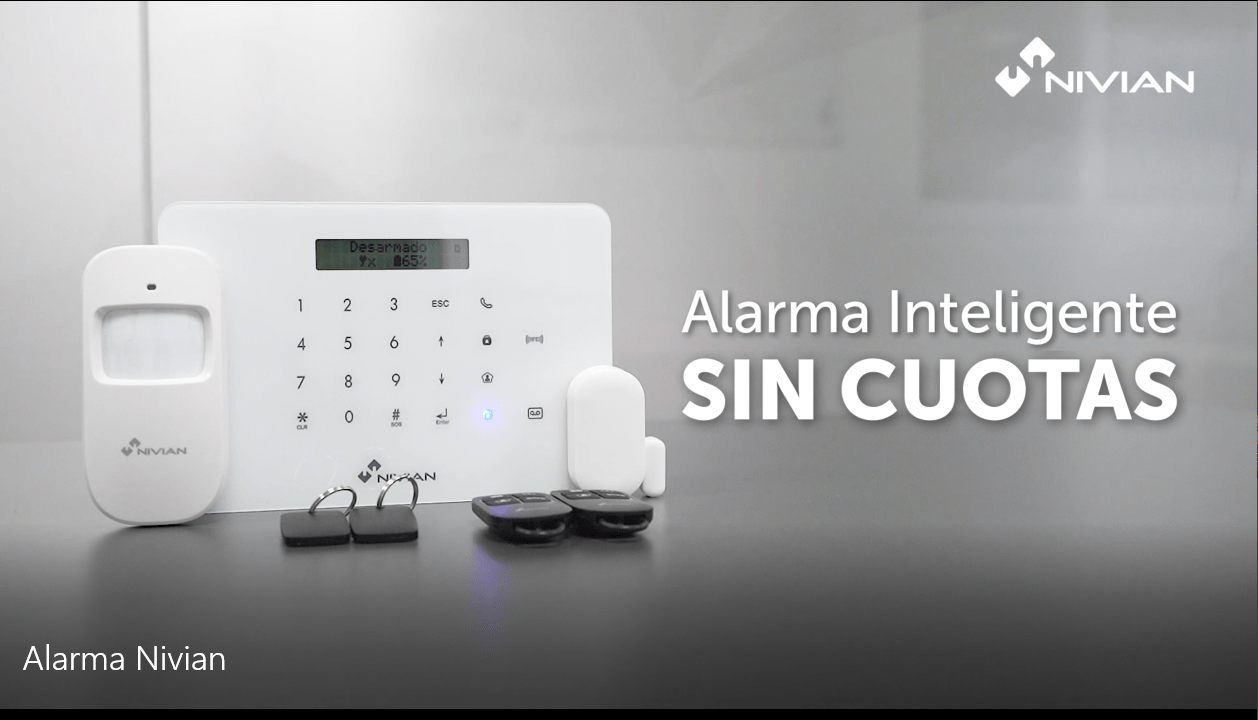 Alarma Hogar WIFI + GSM teclado Castellano Sin Cuotas Control remoto APP  Facil instalación APP Tuya Smart y Smart Life. instrucciones configuracion  en