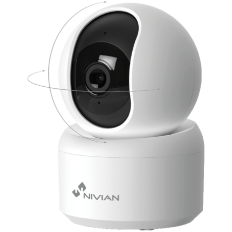 Nivian NVS-IPC-0S2 Cámara Vigilancia Exterior WiFi 360º 2K Blanca