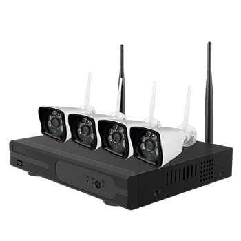 NV-KIT420W-H  Kit de Videovigilancia de 4 Cámaras para Exterior